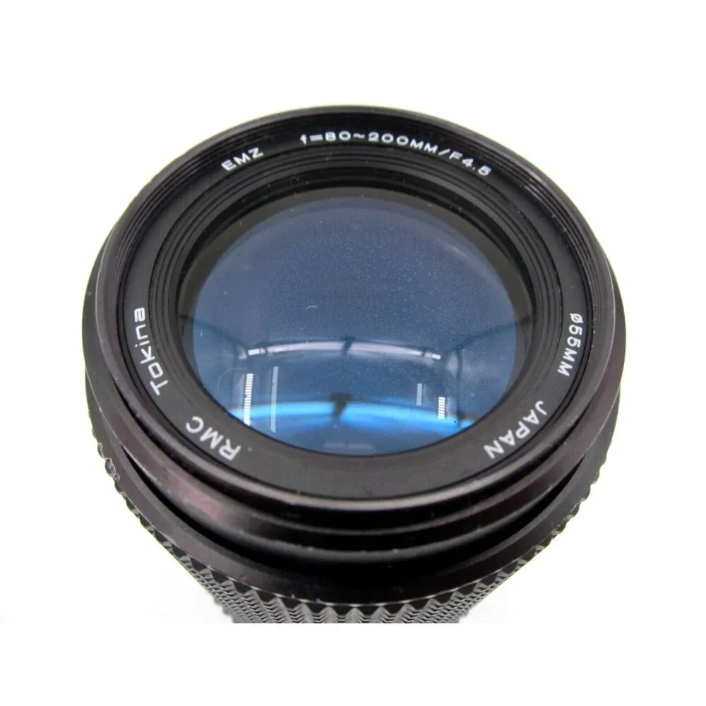 RMC Tokina EMZ Camera Lens 80-200mm F/4.5 Manual Telephoto Canon FD Mount
